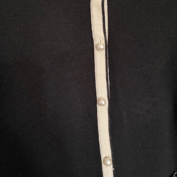 Zara knit cardigan with faux pearl buttons - Picture 4 of 6